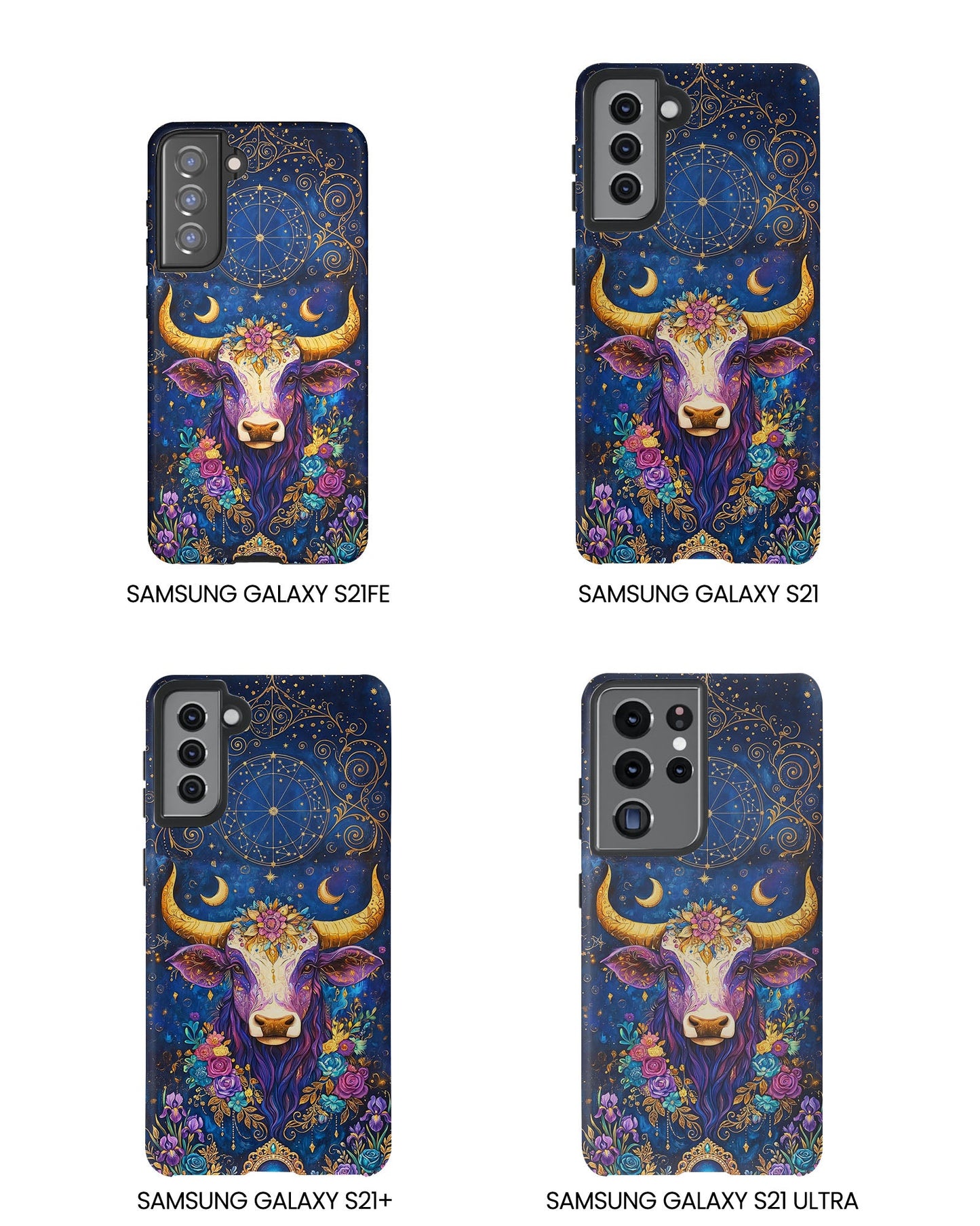 HIPPIE MAGIC COW  PHONE CASE - TLNT2304262