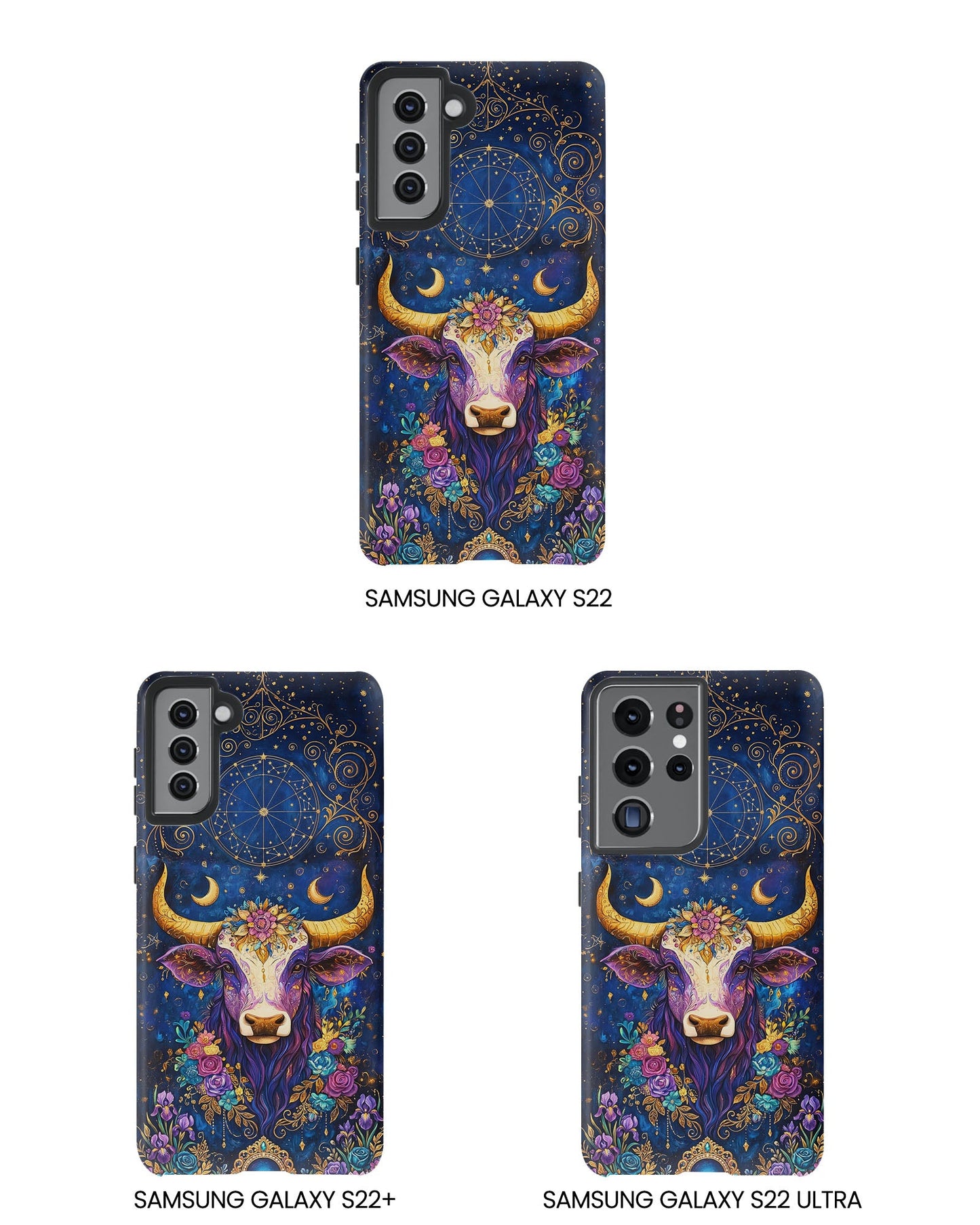 HIPPIE MAGIC COW  PHONE CASE - TLNT2304262