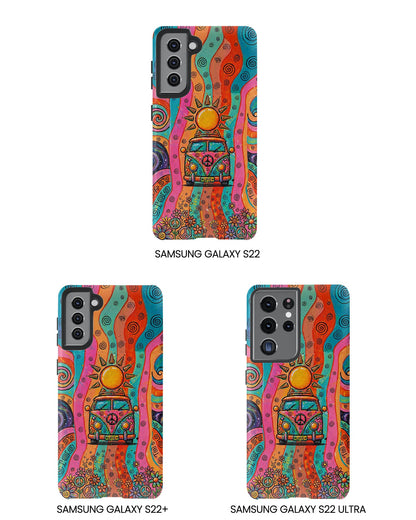 HIPPIE BUS SUN RETRO PHONE CASE  - TLTW2804262