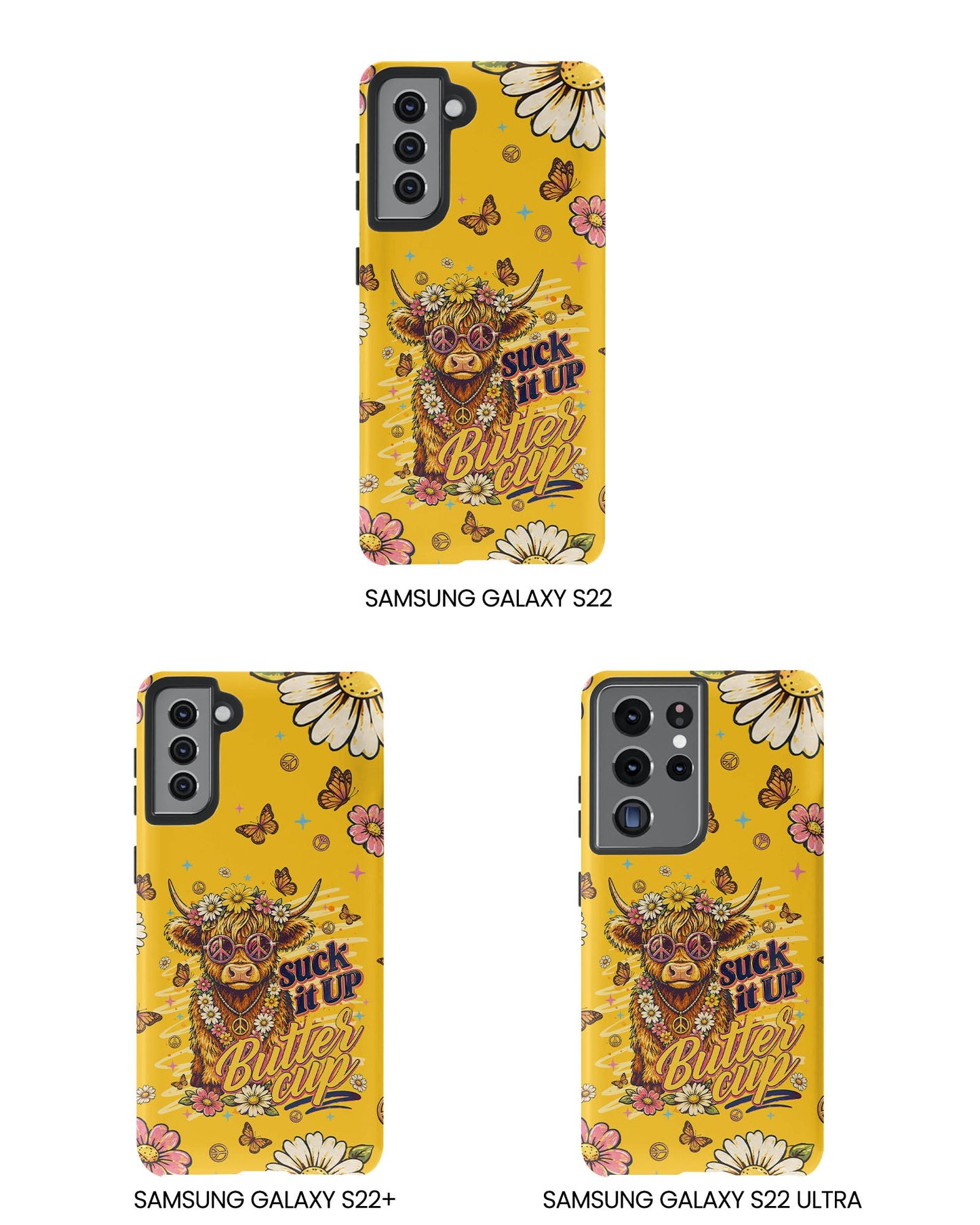 SUCK IT UP BUTTERCUP COW PHONE CASE - TLNT0906264