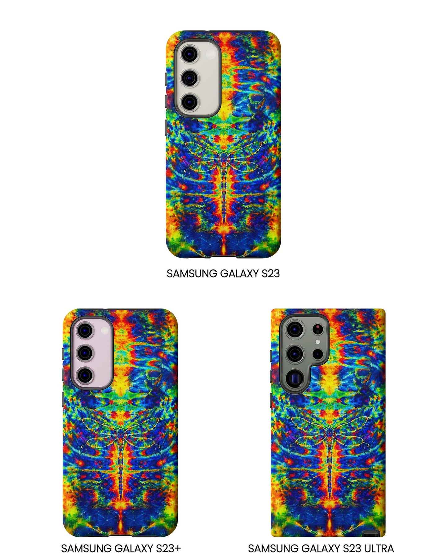 HIPPIE DRAGONFLY COLORFUL SWIRL PHONE CASE - TLNT1105261