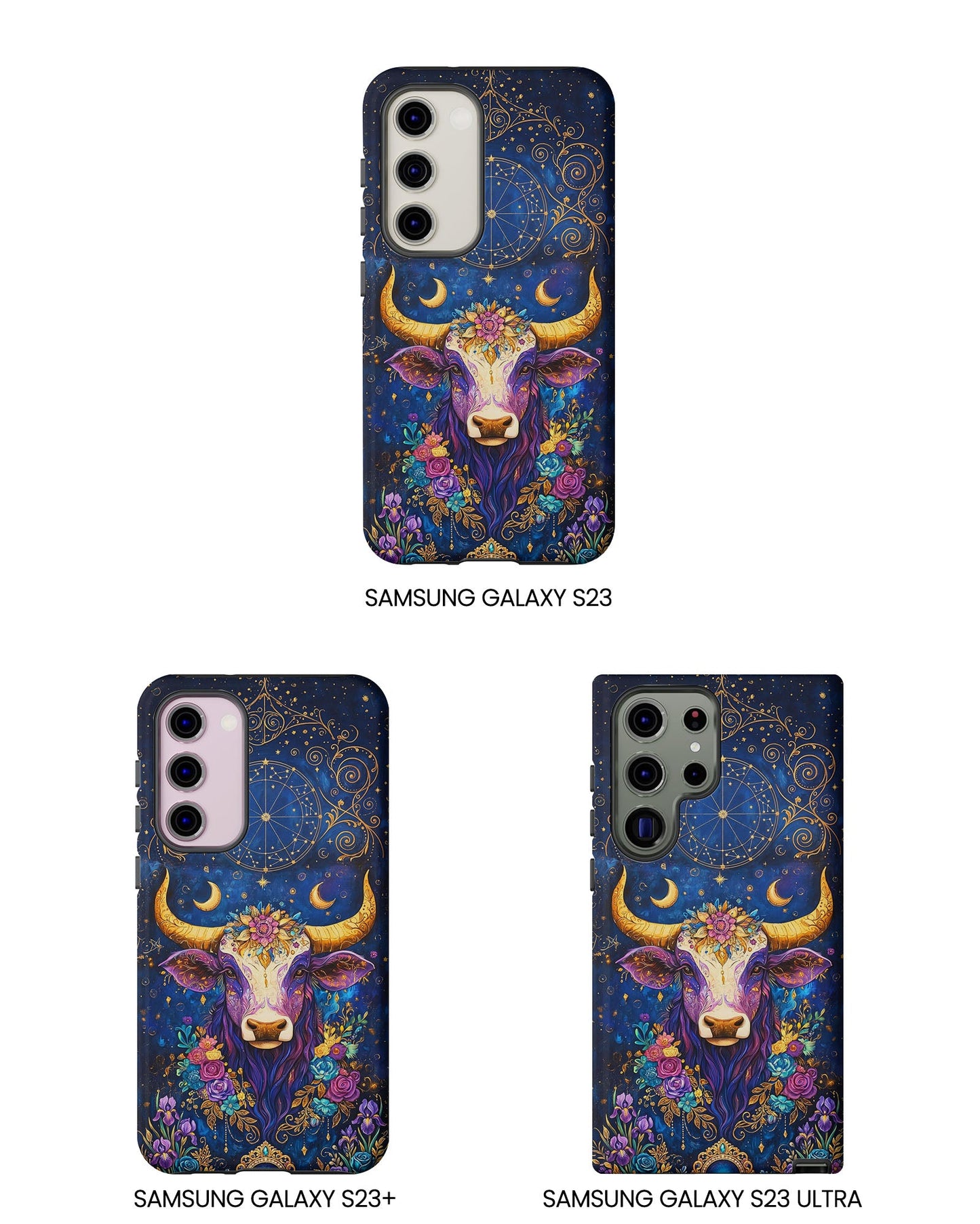 HIPPIE MAGIC COW  PHONE CASE - TLNT2304262