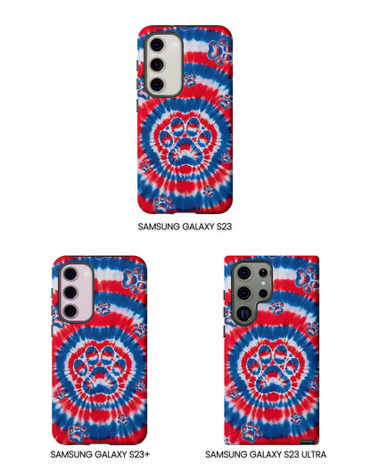 RED WHITE AND BLUE PAW PHONE CASE - TYQY2004253