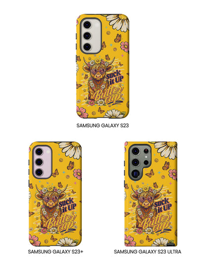 SUCK IT UP BUTTERCUP COW PHONE CASE - TLNT0906264