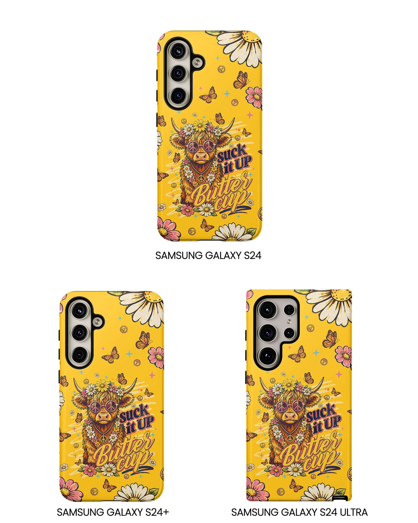 SUCK IT UP BUTTERCUP COW PHONE CASE - TLNT0906264