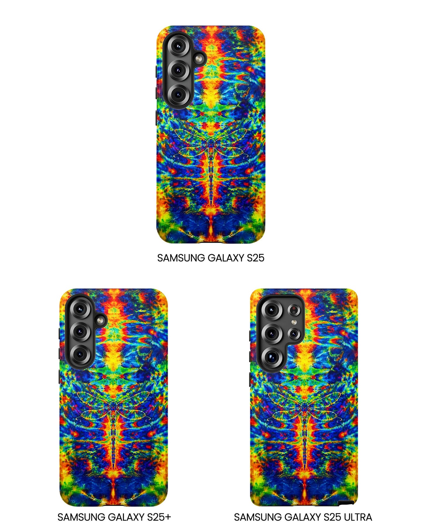 HIPPIE DRAGONFLY COLORFUL SWIRL PHONE CASE - TLNT1105261