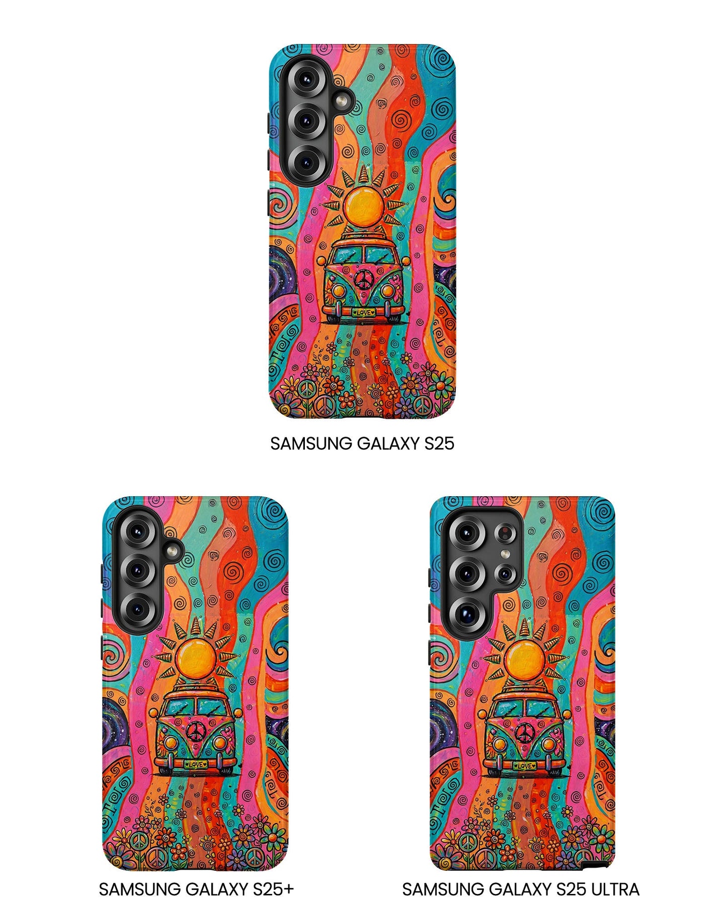 HIPPIE BUS SUN RETRO PHONE CASE  - TLTW2804262