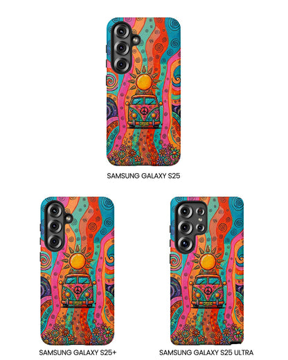 HIPPIE BUS SUN RETRO PHONE CASE  - TLTW2804262