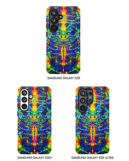 HIPPIE DRAGONFLY COLORFUL SWIRL PHONE CASE - TLNT1105261