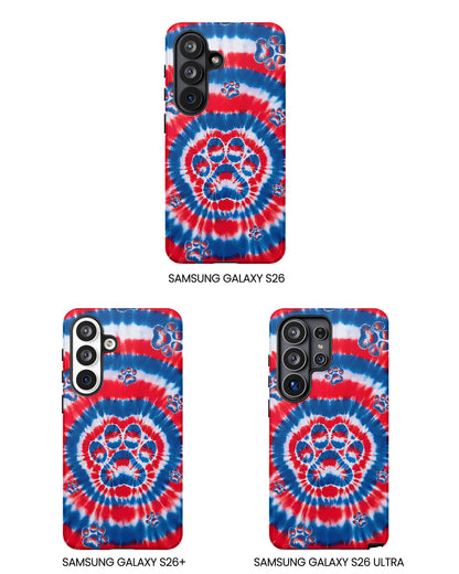 RED WHITE AND BLUE PAW PHONE CASE - TYQY2004253