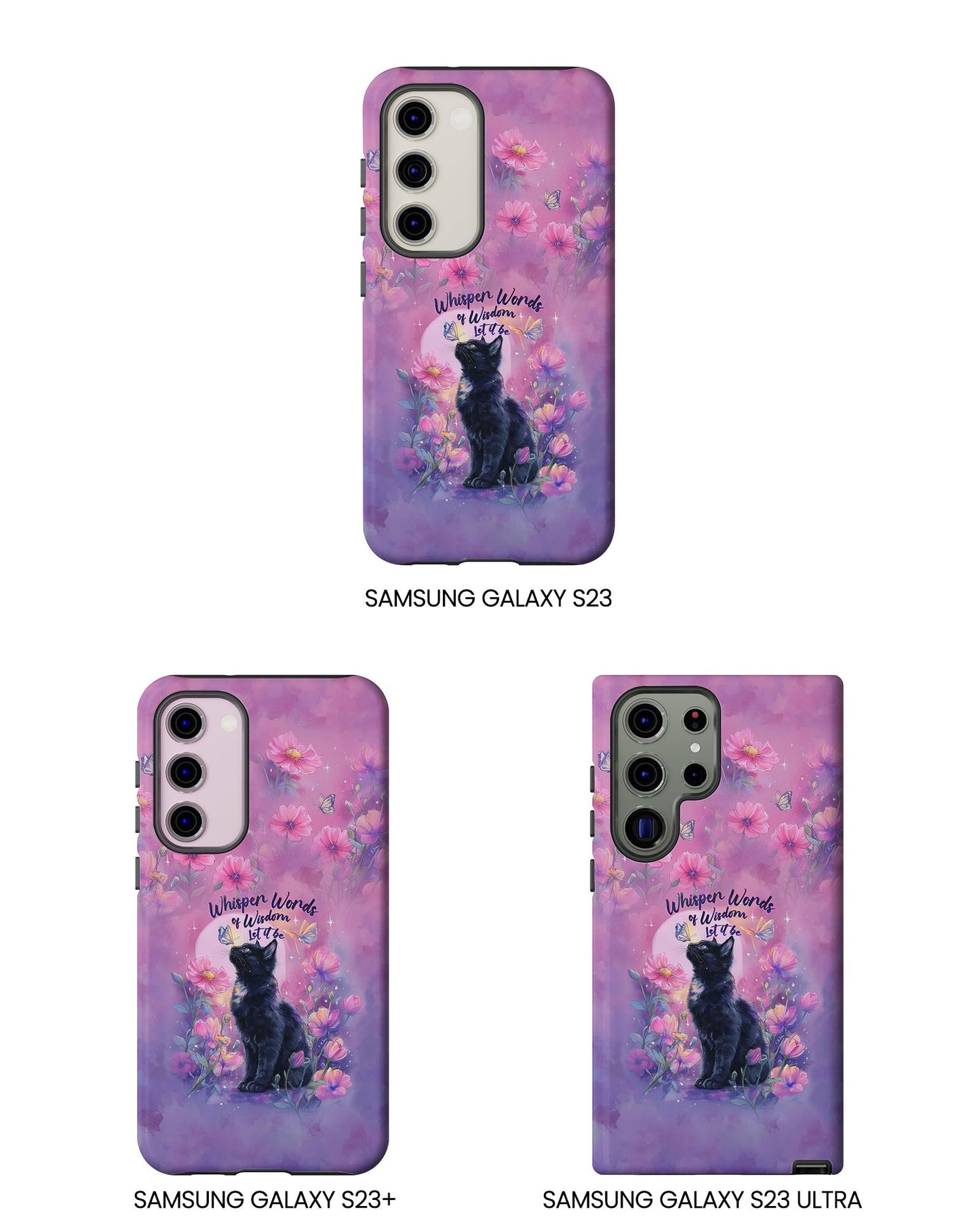 WHISPER WORDS OF WISDOM LET IT BE CAT PHONE CASE - TLHG2605264