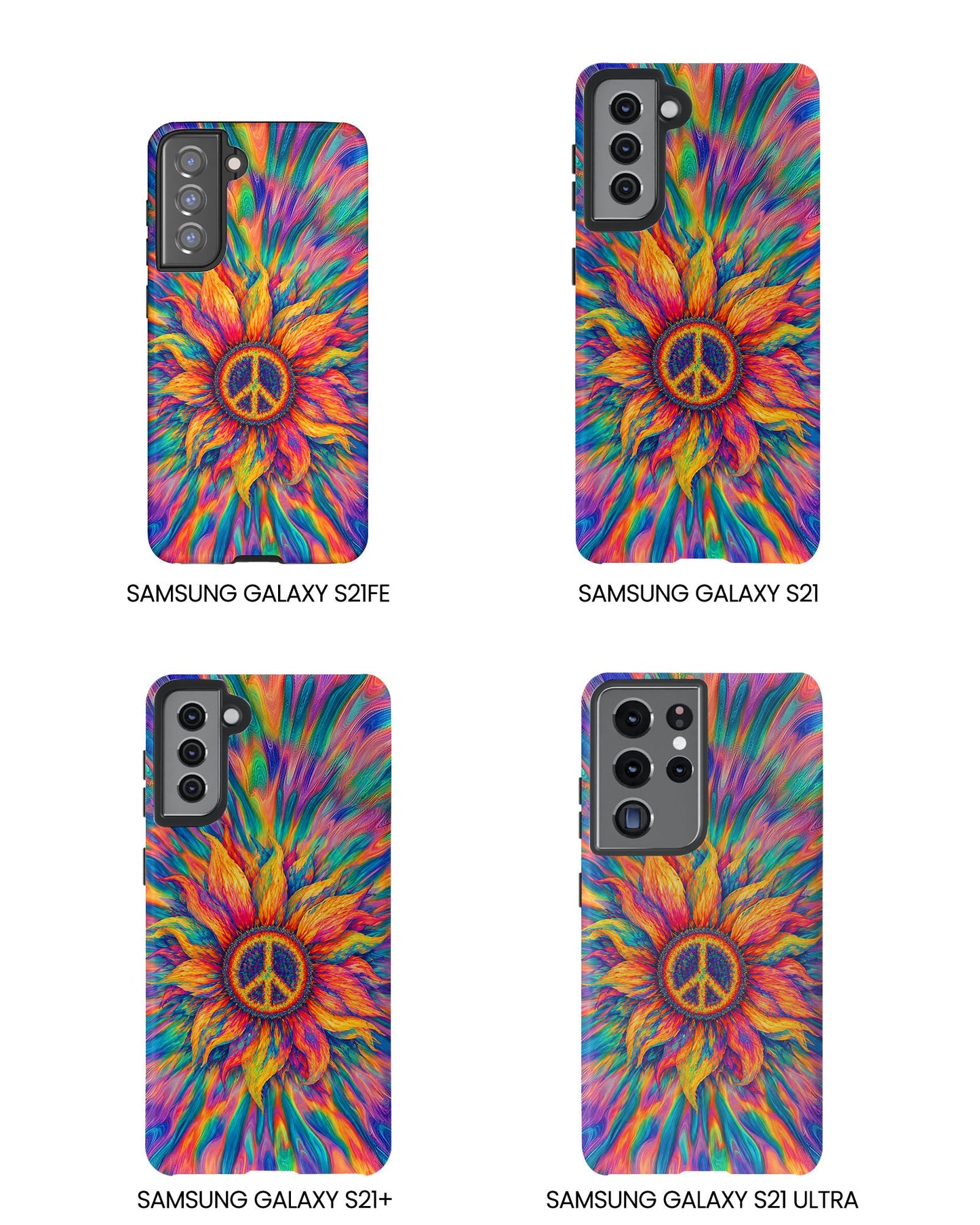 SUNFLOWER PEACE BURST PHONE CASE - TLTW2906268