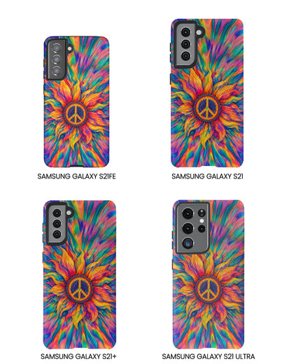 SUNFLOWER PEACE BURST PHONE CASE - TLTW2906268