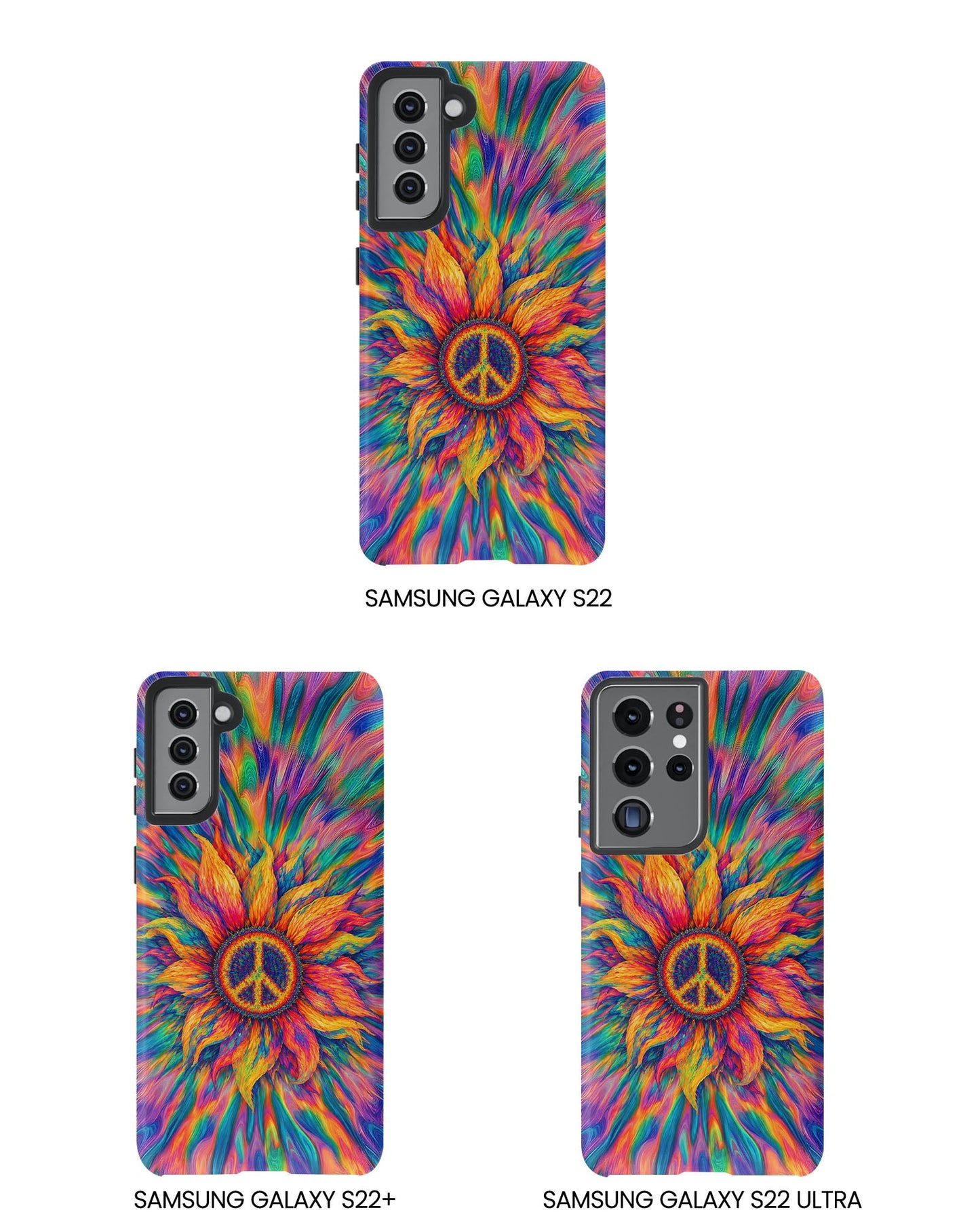 SUNFLOWER PEACE BURST PHONE CASE - TLTW2906268