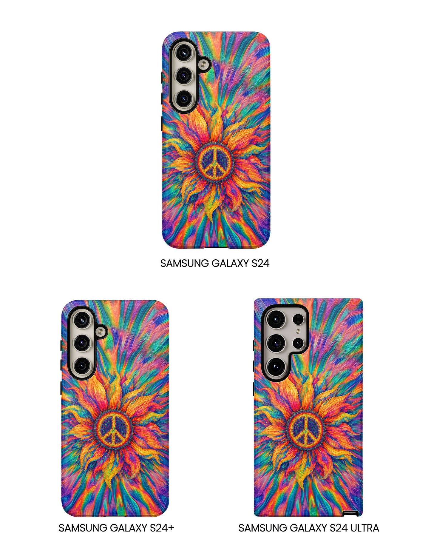 SUNFLOWER PEACE BURST PHONE CASE - TLTW2906268
