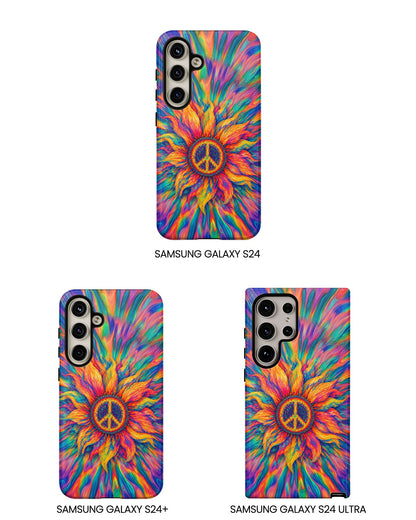 SUNFLOWER PEACE BURST PHONE CASE - TLTW2906268
