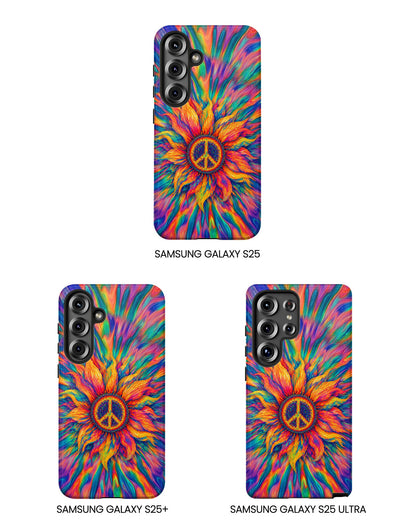 SUNFLOWER PEACE BURST PHONE CASE - TLTW2906268