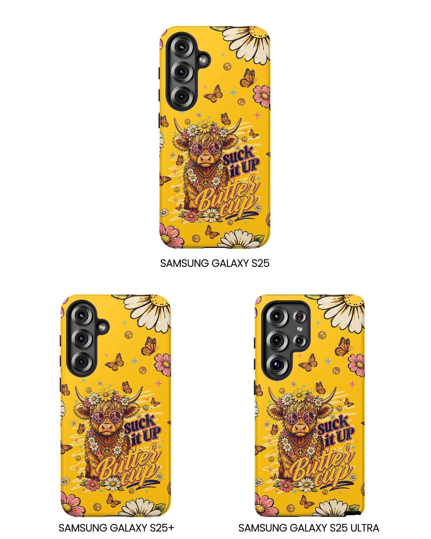 SUCK IT UP BUTTERCUP COW PHONE CASE - TLNT0906264