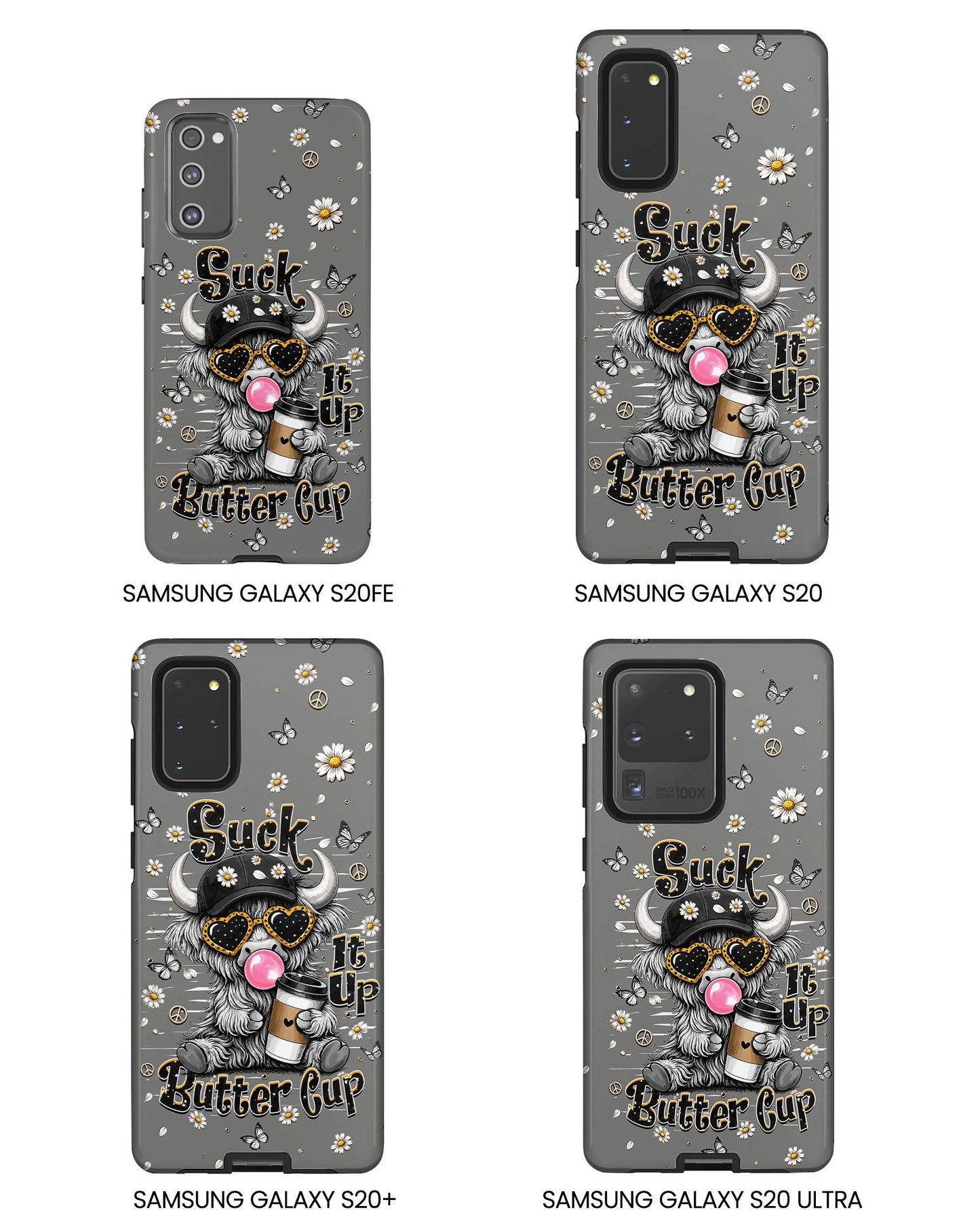 SUCK IT UP BUTTERCUP COW PHONE CASE  - TLHN0806263