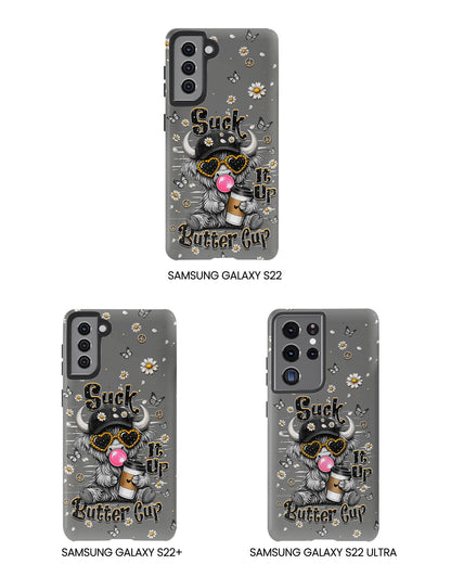 SUCK IT UP BUTTERCUP COW PHONE CASE  - TLHN0806263