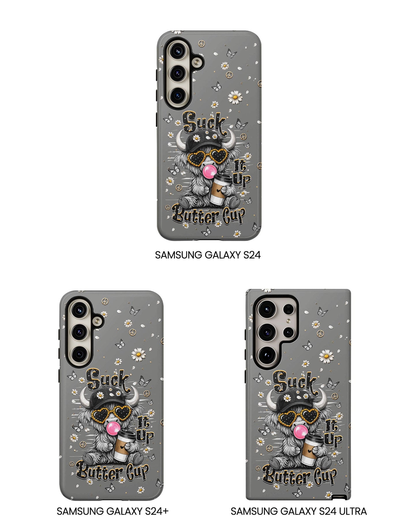 SUCK IT UP BUTTERCUP COW PHONE CASE  - TLHN0806263