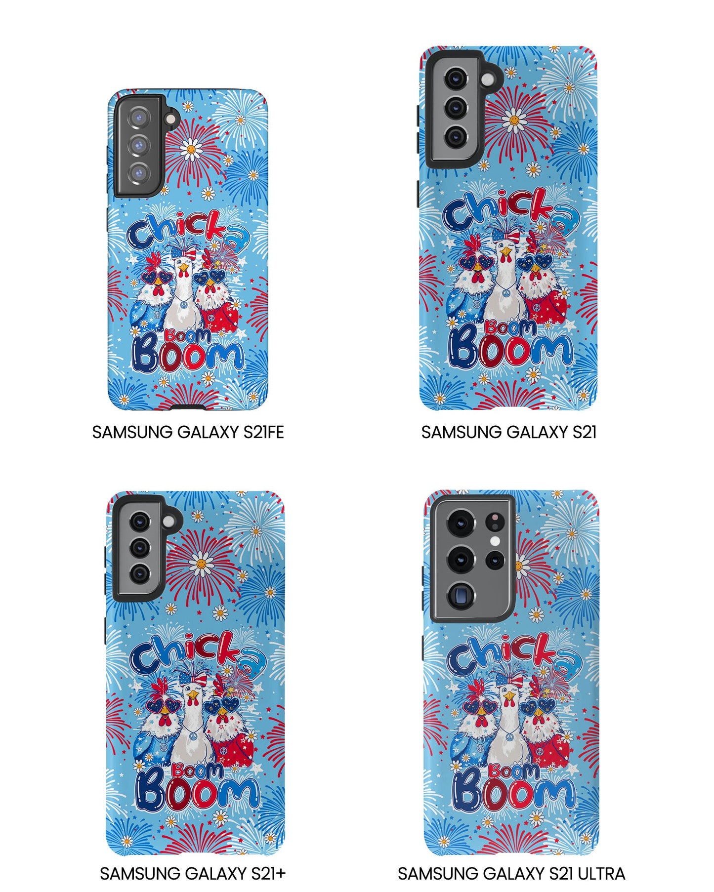 CHICKA BOOM BOOM HIPPIE CHICKEN PHONE CASE - TY0406261