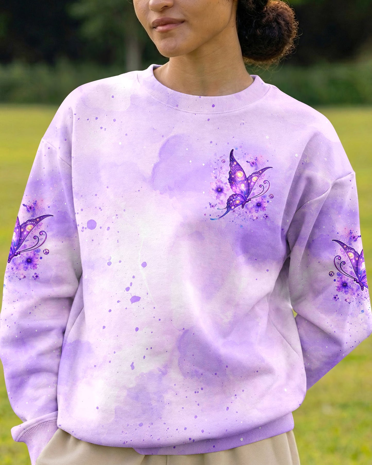 I BELIEVE THERE ARE ANGELS AMONG US BUTTERFLY ALL OVER PRINT - TLHG2906264