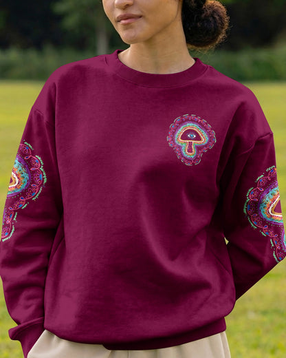 EAT MUSHROOMS SEE THE UNIVERSE COSMIC ALL OVER PRINT – KM1504261