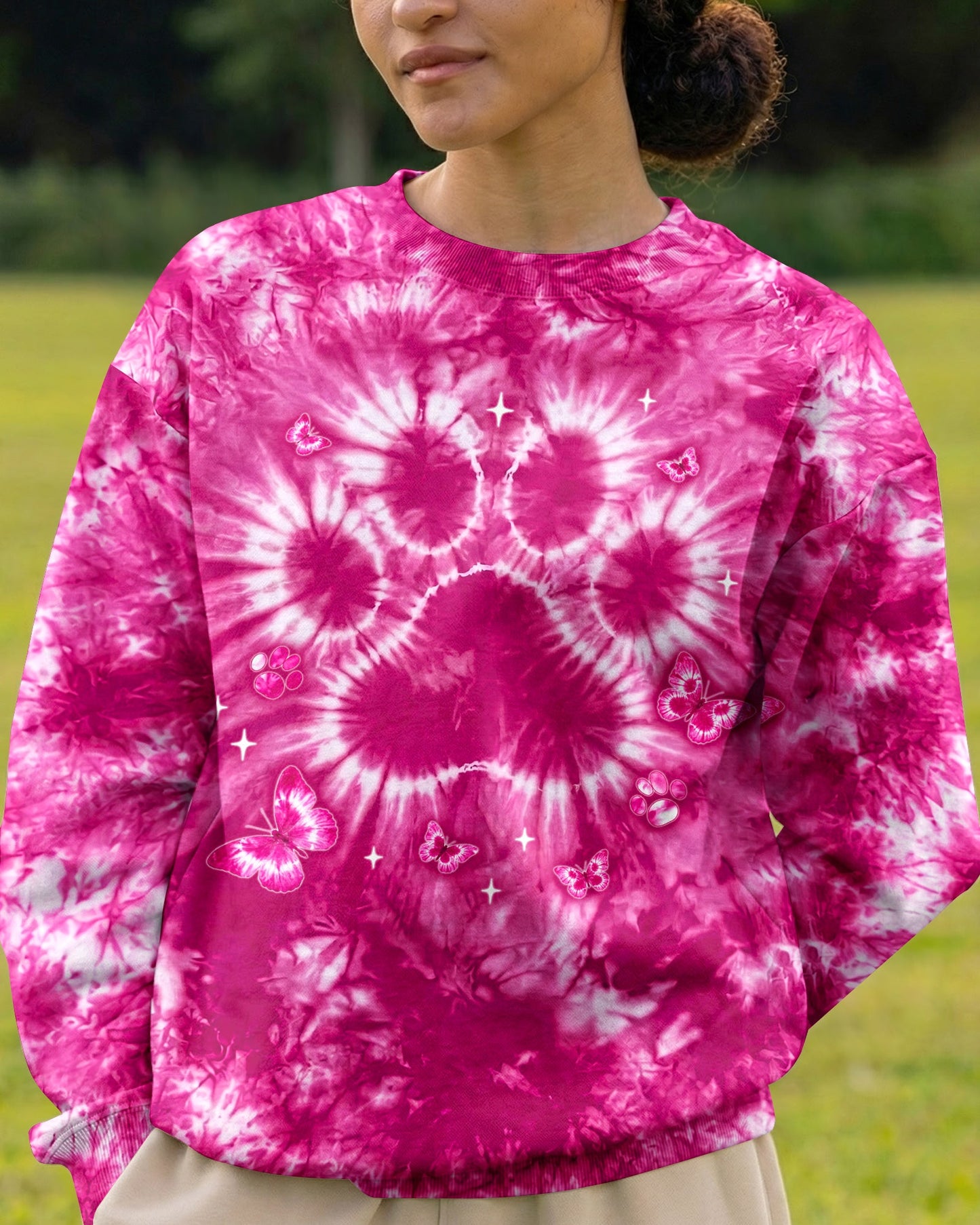 PAWS FOR THE CURE BREAST CANCER AWARENESS ALL OVER PRINT - TLNT2906264