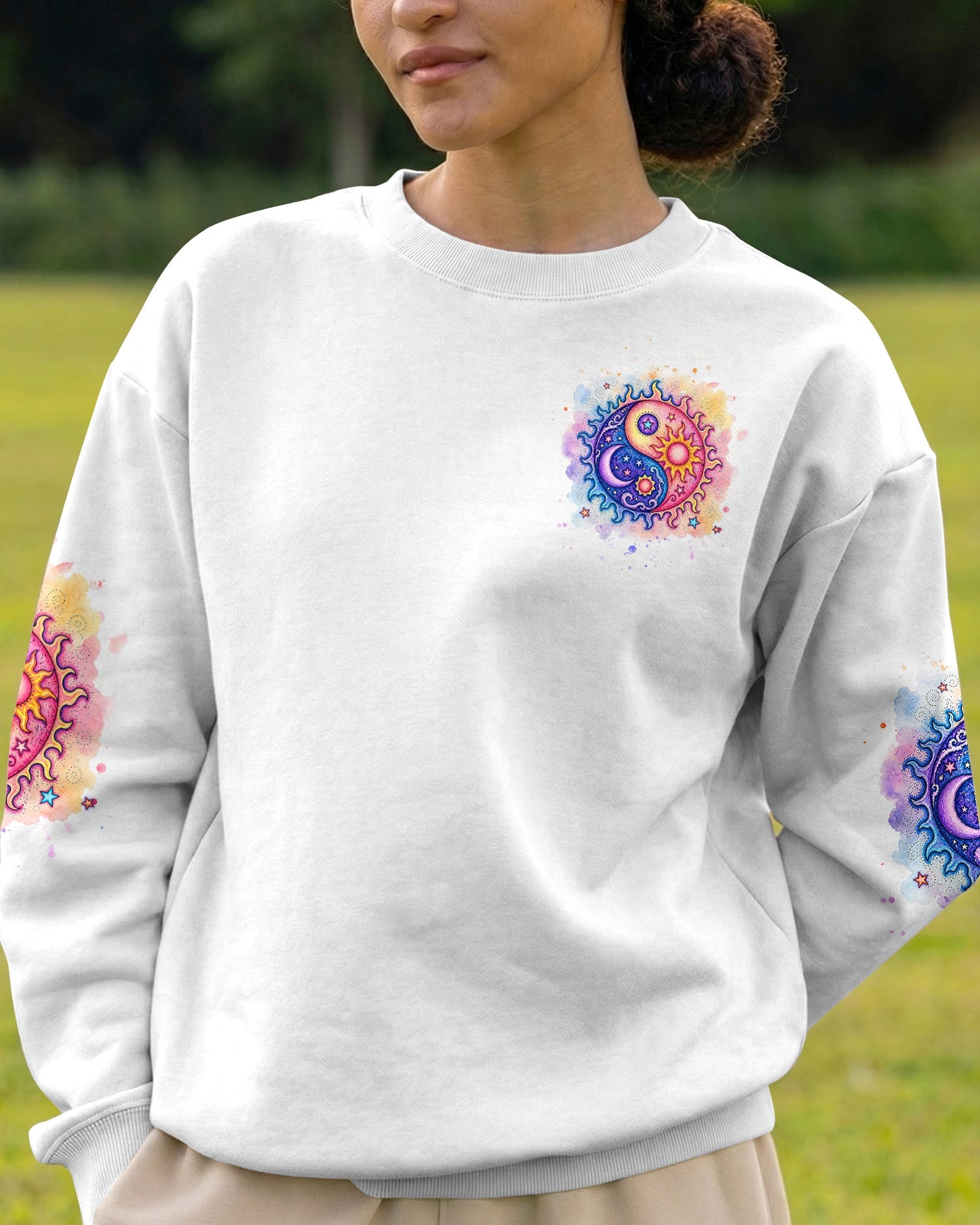LIVE BY THE SUN FEEL BY THE MOON  ALL OVER PRINT - TLHG2904264