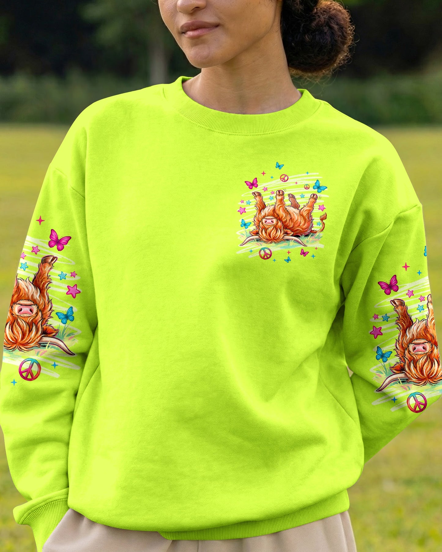 TODAY'S YOGA POSE COW ALL OVER PRINT  - TLNT2505263
