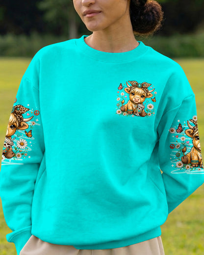 LITTLE COUNTRY LOTTA ATTITUDE COW ALL OVER PRINT  - TLNO0906263