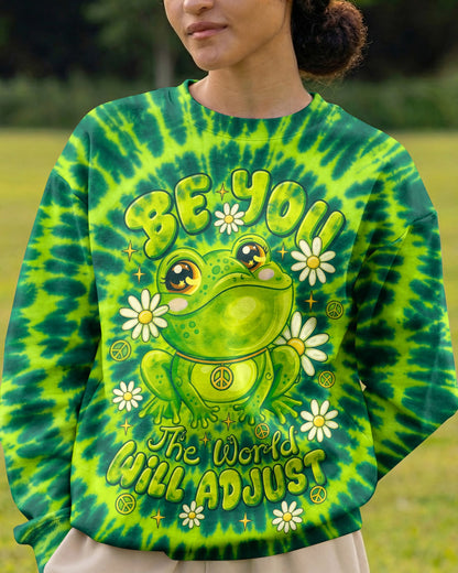 BE YOU HIPPIE FROG ALL OVER PRINT - RI0107262