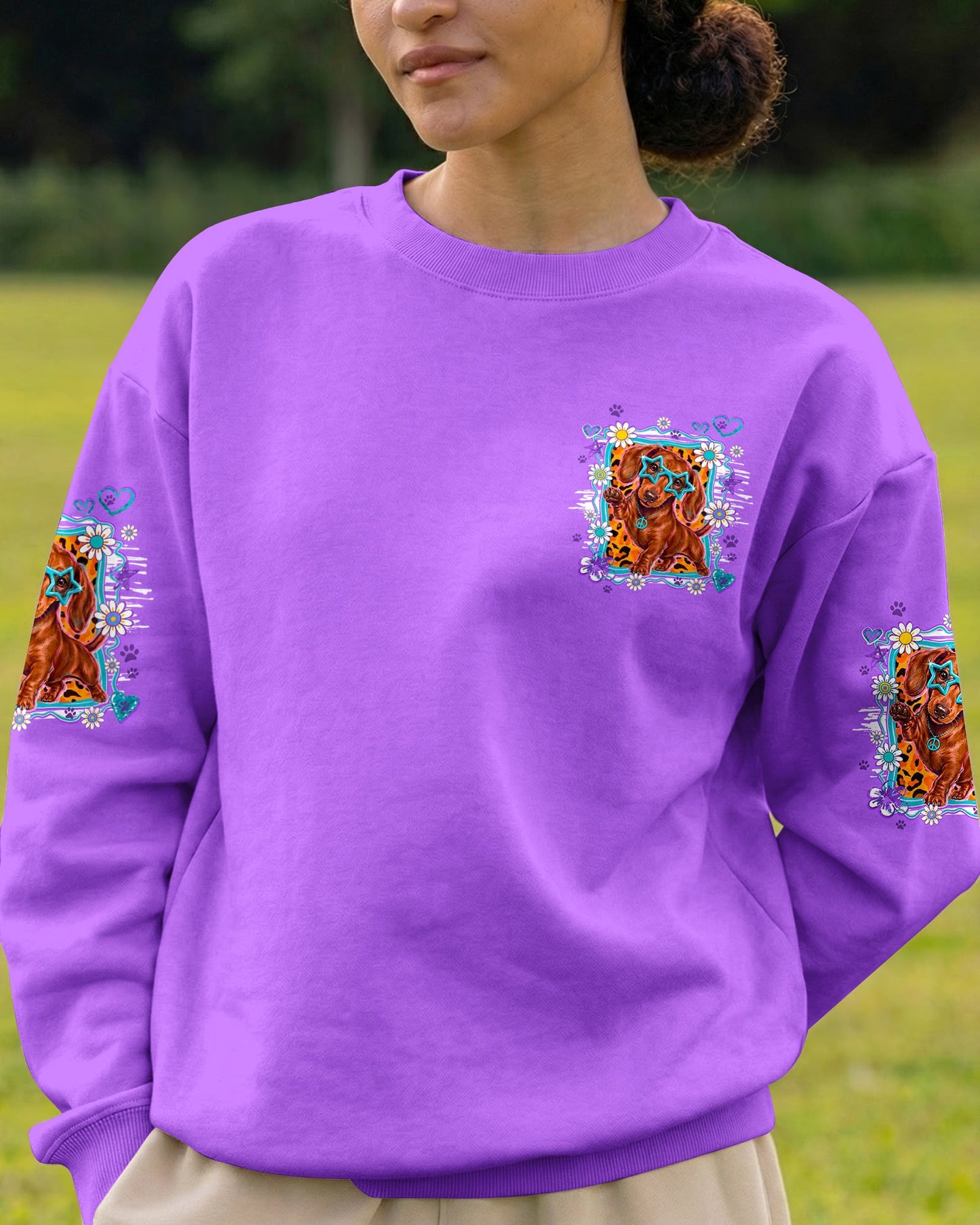 BEST DACHSHUND MOM DOG EVER ALL OVER PRINT - TY1805261
