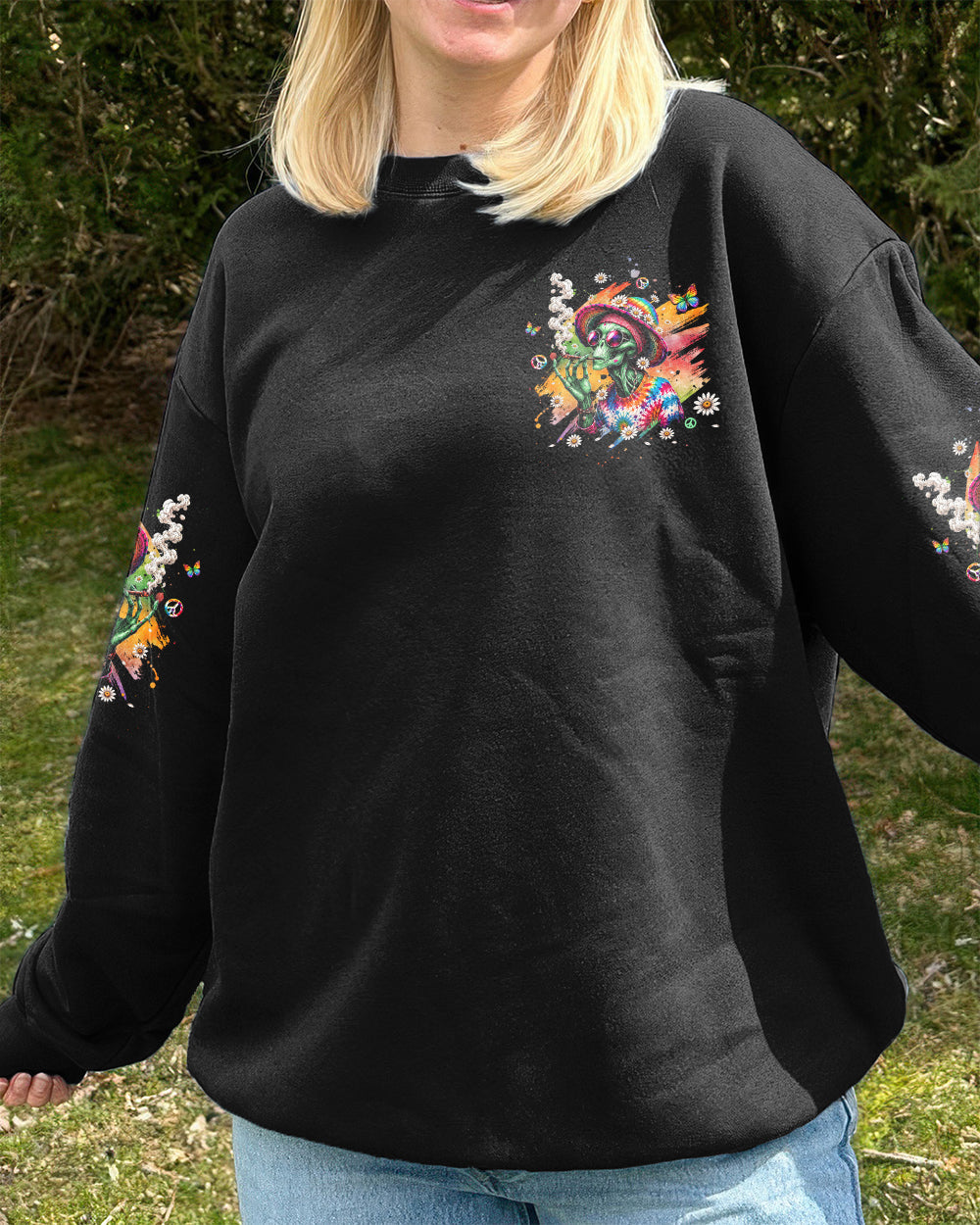 OLD HIPPIES ALIEN ALL OVER PRINT - TLHG0206263