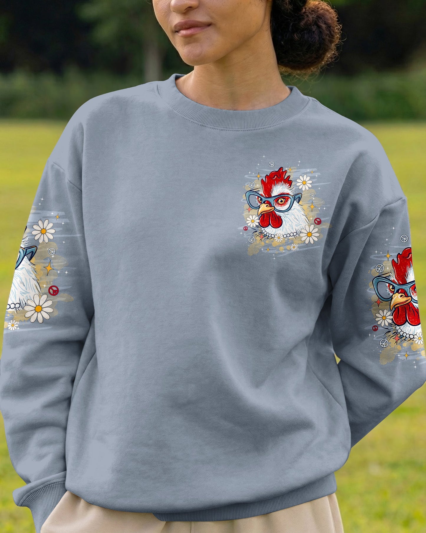 AGING MAY HAVE SLOWED ME DOWN CHICKEN ALL OVER PRINT  - TLTW0906264