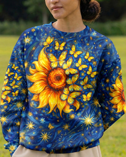 WHISPER WORDS OF WISDOM LET IT BE BUTTERFLY SUNFLOWER  ALL OVER PRINT - TLHN0704261