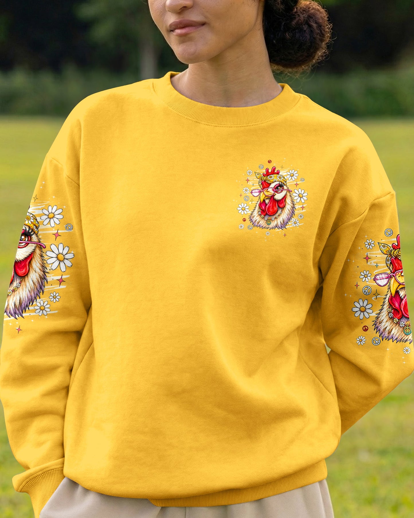 AGING MAY HAVE SLOWED ME DOWN CHICKEN ALL OVER PRINT - TLTW2506265