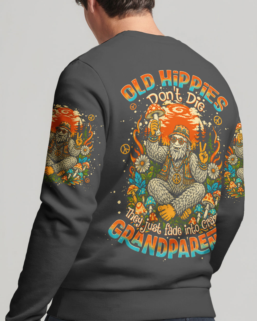 OLD HIPPIES BIGFOOT RETRO ALL OVER PRINT  - TLNO0506262