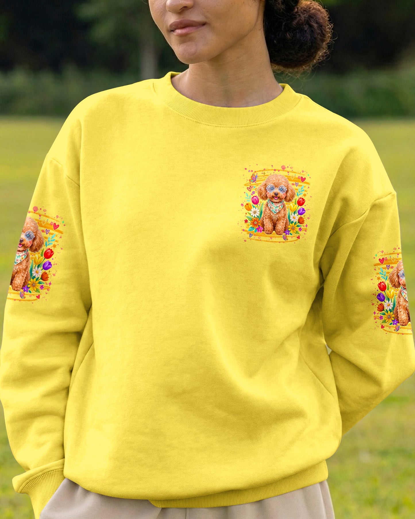 WHISPER WORDS OF WISDOM LET IT BE POODLE DOG ALL OVER PRINT - TYLN2605262