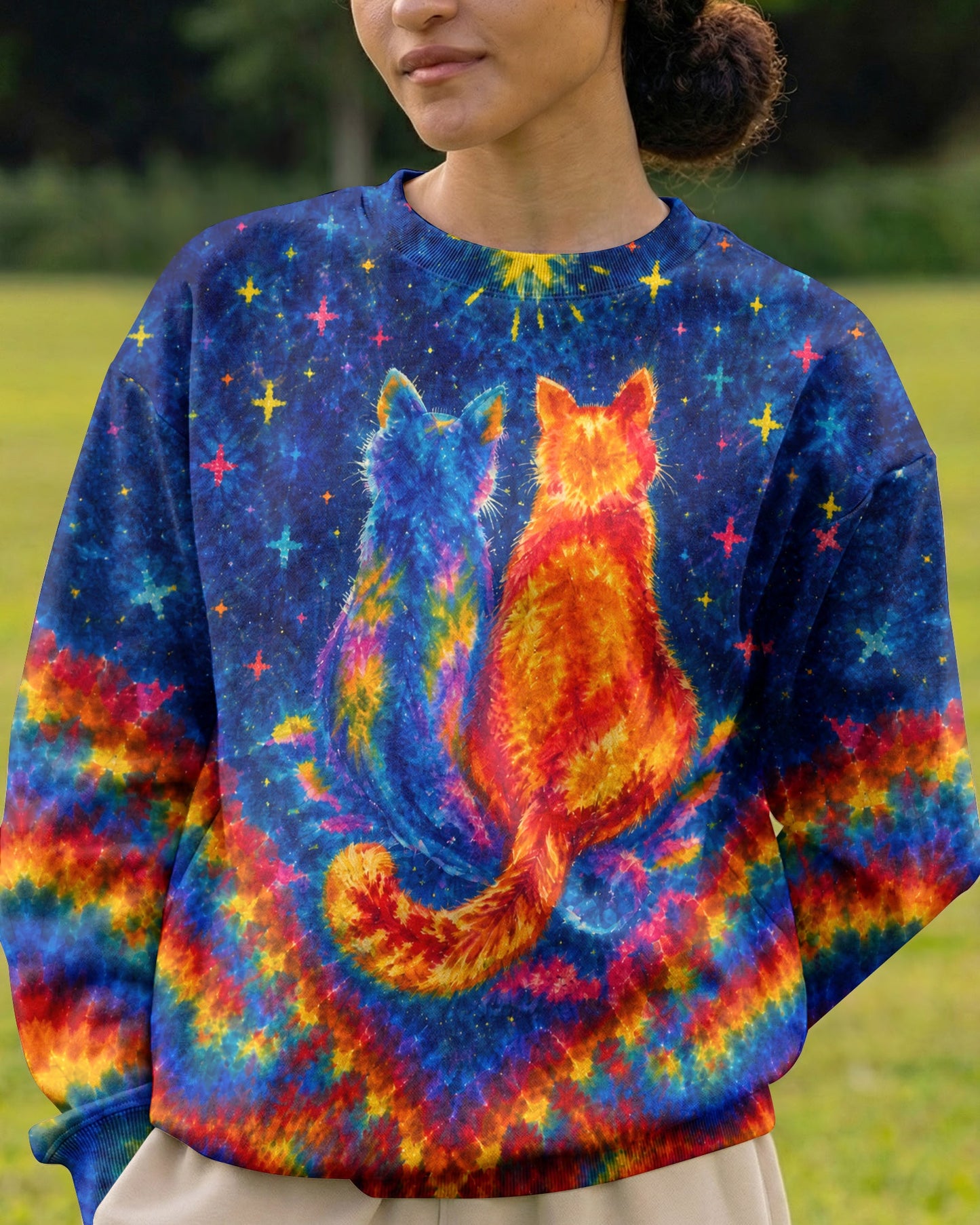 I LOVE YOU IN EVERY UNIVERSE CAT ALL OVER PRINT - KMTM1706261