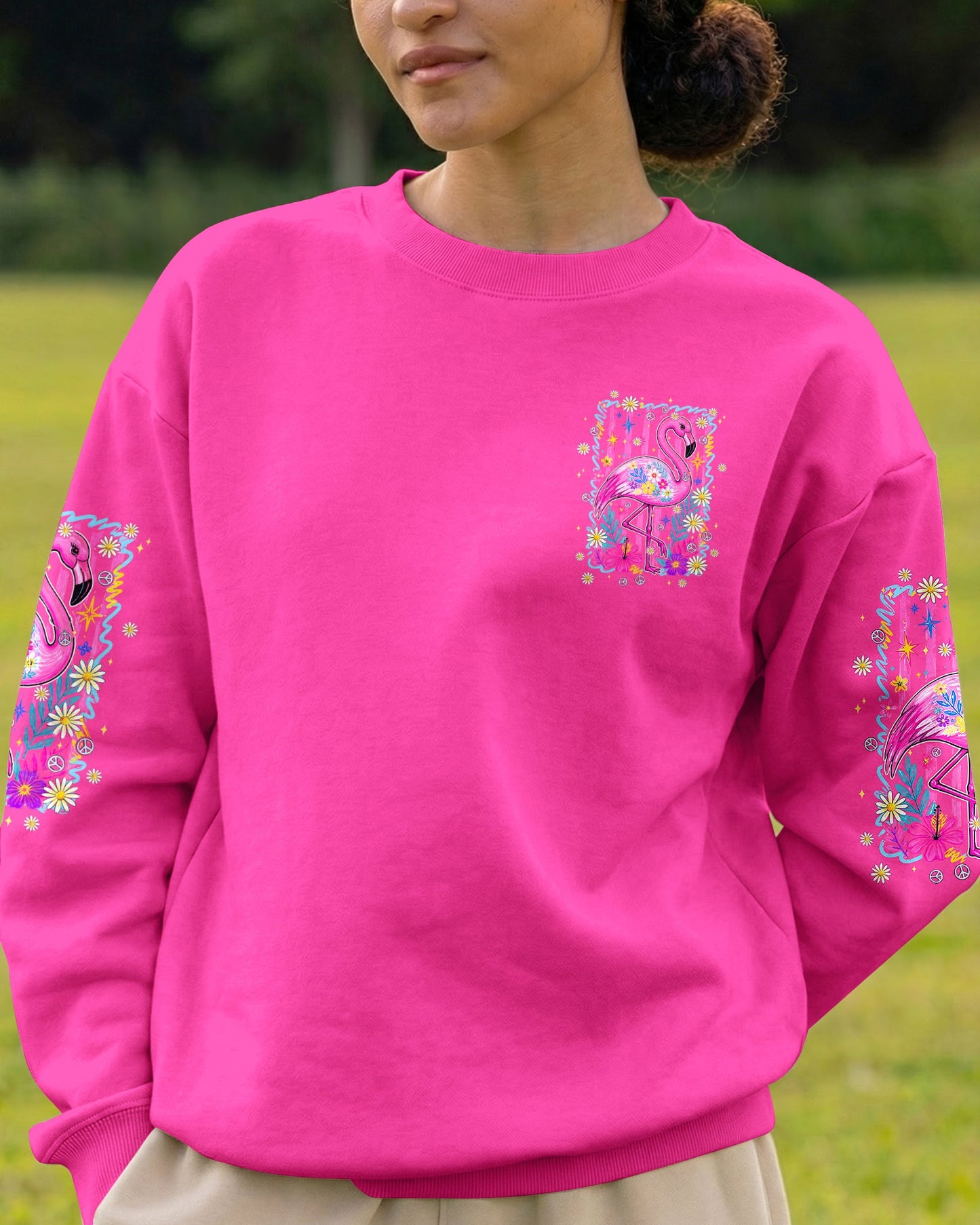 I'M FLOCKING FABULOUS FLAMINGO ALL OVER PRINT - TYPQ0107261