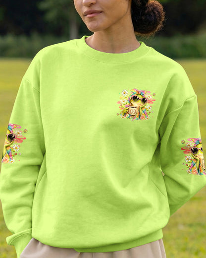 FIRST OF ALL JESUS THINKS FROG ALL OVER PRINT  - TLHG0107261