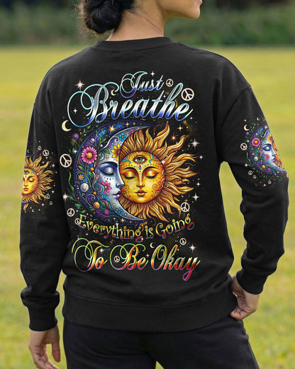 JUST BREATHE SUN AND MOON ALL OVER PRINT - TYQY2104261