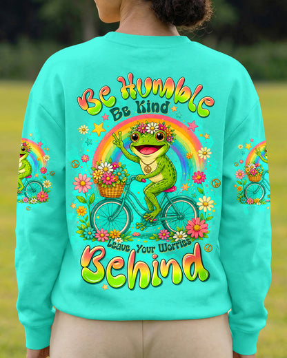 BE HUMBLE BE KIND FROG ALL OVER PRINT - TLTW0207264