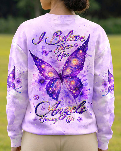 I BELIEVE THERE ARE ANGELS AMONG US BUTTERFLY ALL OVER PRINT - TLHG2906264