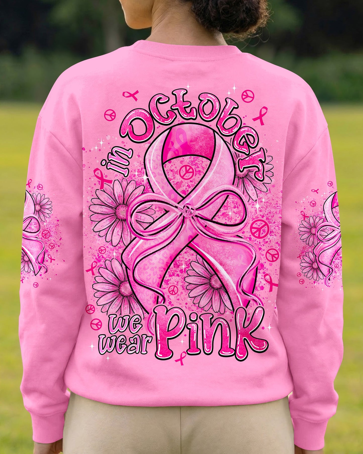 IN OCTOBER WE WEAR PINK BREAST CANCER AWARENESS ALL OVER PRINT - TYPQ2506262
