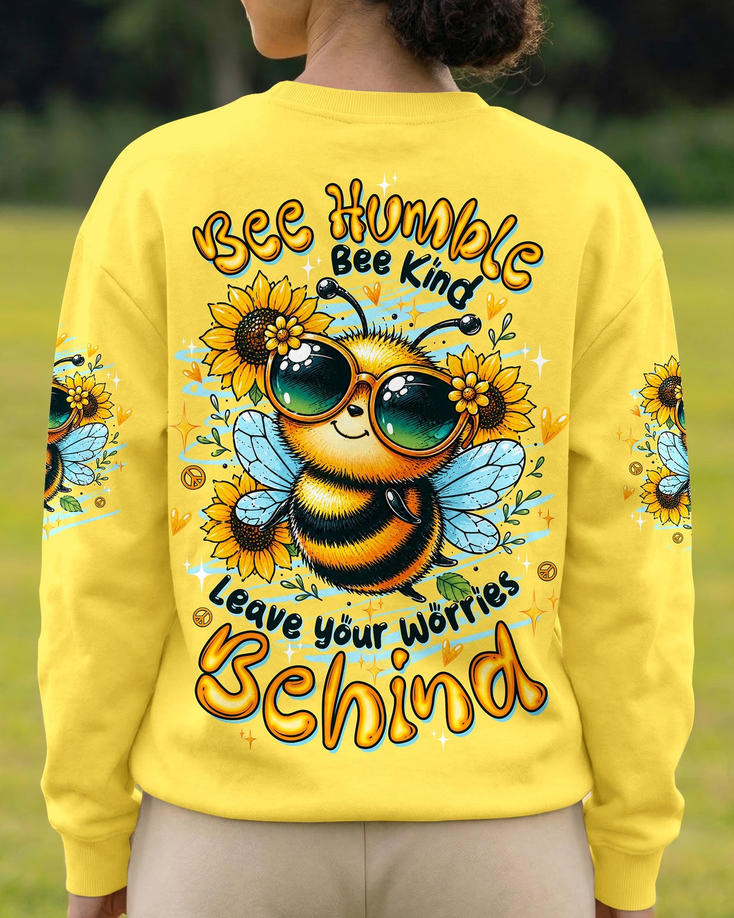 BEE HUMBLE BEE KIND BEE ALL OVER PRINT - TLTW0707264