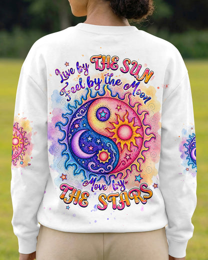 LIVE BY THE SUN FEEL BY THE MOON  ALL OVER PRINT - TLHG2904264