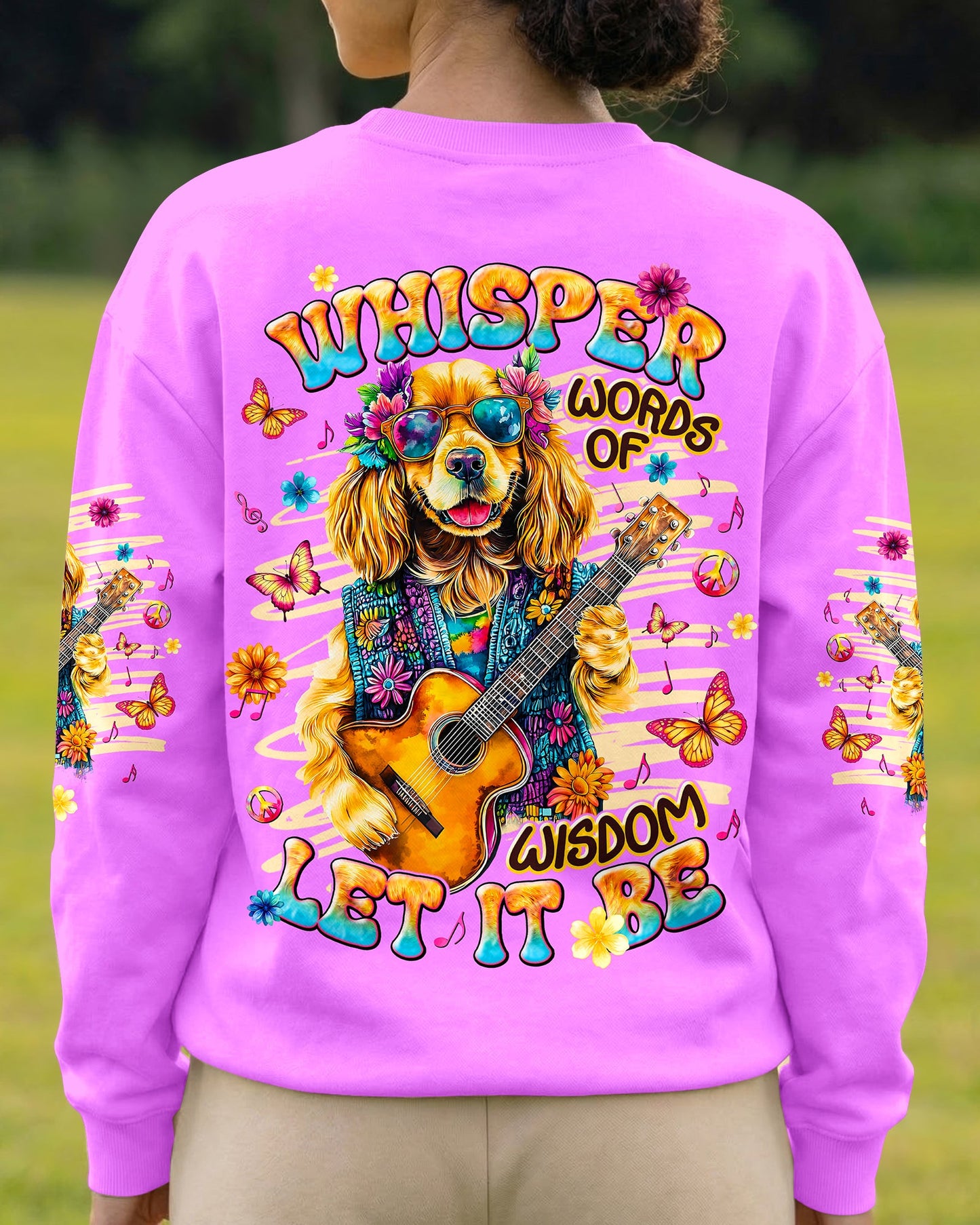 WHISPER WORDS OF WISDOM LET IT BE COCKER SPANIEL DOG ALL OVER PRINT  - TLNT2105263